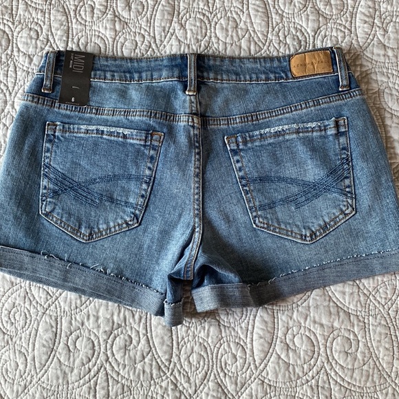 Aéropostale Midi Blue Jean Shorts - Picture 7 of 8